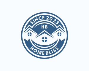 Roof Village Homes logo design