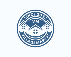 Village - Roof Village Homes logo design