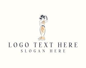 Modeling - Elegant Fashion Woman logo design