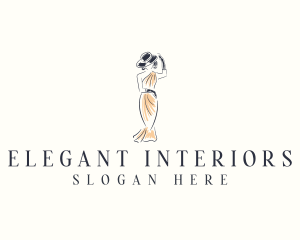 Elegant Fashion Woman logo design