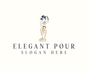 Elegant Fashion Woman logo design