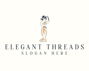 Boutiques - Elegant Fashion Woman logo design