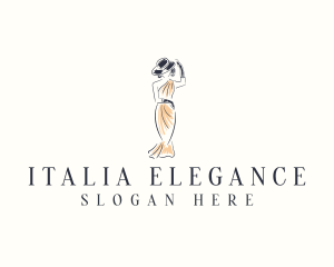 Elegant Fashion Woman logo design