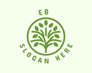 Green Eco Tree Logo