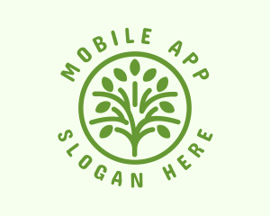 Arborist - Green Eco Tree logo design