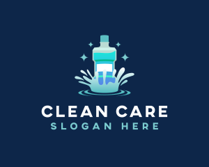 Dental Oral Mouthwash logo design