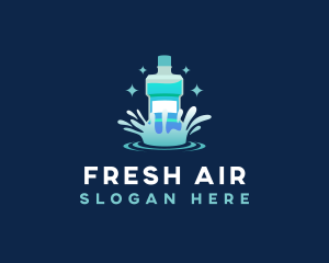 Dental Oral Mouthwash logo design