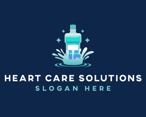 Dental Oral Mouthwash logo design