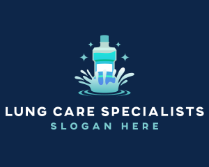 Dental Oral Mouthwash logo design