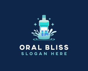 Dental Oral Mouthwash logo design