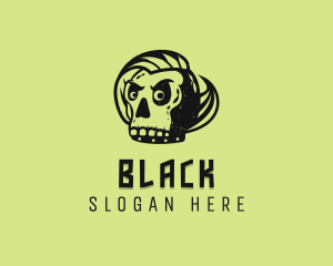 Punk Skull Music logo design