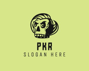 Punk Skull Music logo design