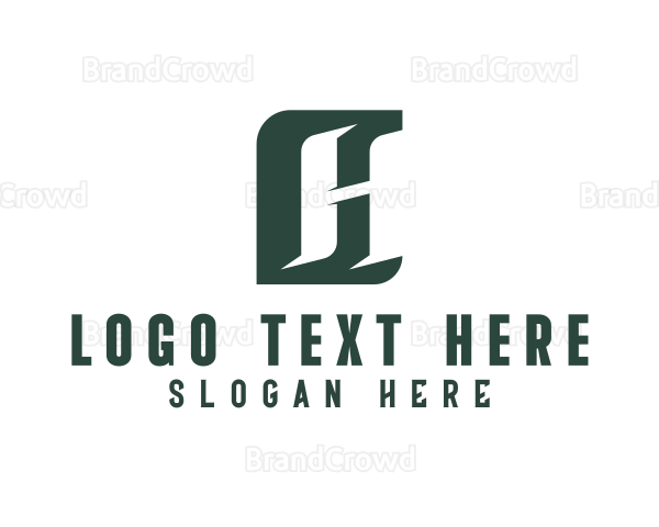 Industrial Construction  Letter H Logo