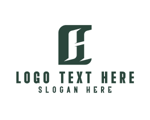 Stock Exchange - Industrial Construction  Letter H logo design