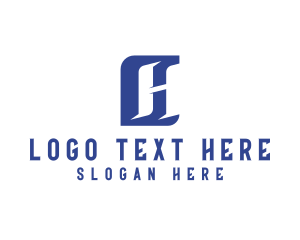 Commercial - Industrial Construction  Letter H logo design