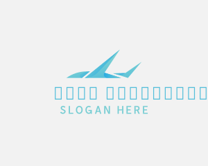 Shipping - Plane Courier Flight logo design