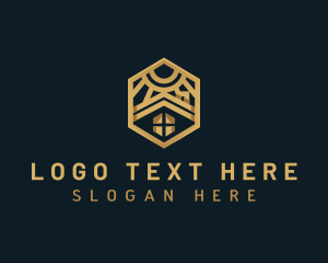 House - House Roof Renovation logo design