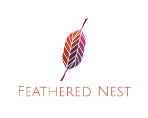 Feather Quill Writer logo design