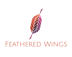 Feather Quill Writer logo design