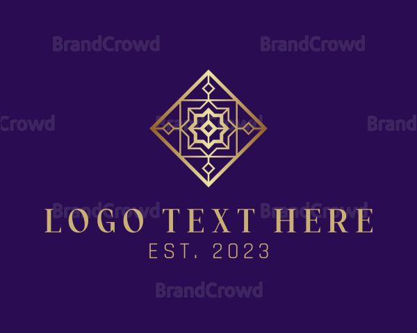 Elegant Ornament Tile Logo