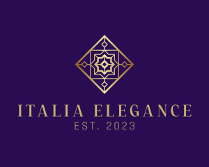 Elegant Ornament Tile logo design