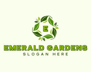 Sustainable Natural Leaves logo design