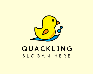 Rubber Ducky Toy  logo design