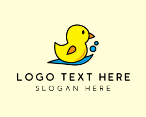 Toy - Rubber Ducky Toy logo design