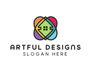 Colorful 360 Homes  logo design