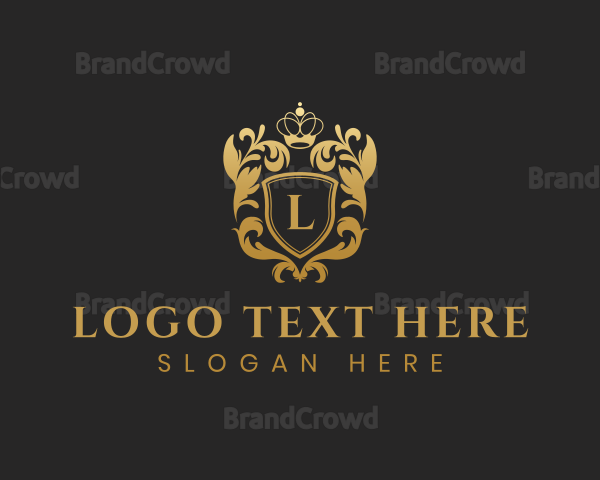 Ornate Royalty Crest Logo