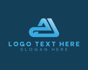 Tech - Multimedia Business Letter A logo design