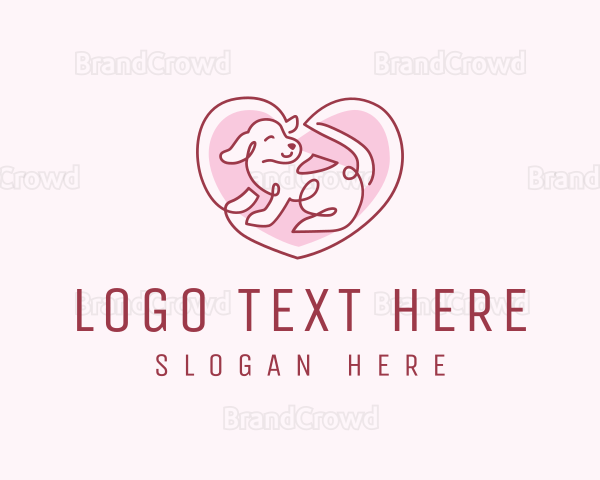 Pet Dog Heart Logo