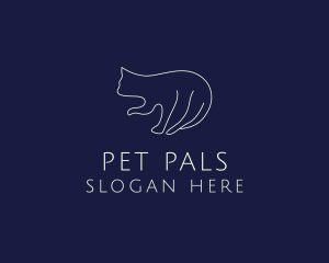 Veterinary Pet Cat  logo design