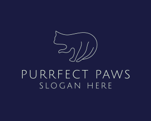 Veterinary Pet Cat  logo design