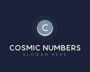 Numerology - Sunray Eclipse Night logo design