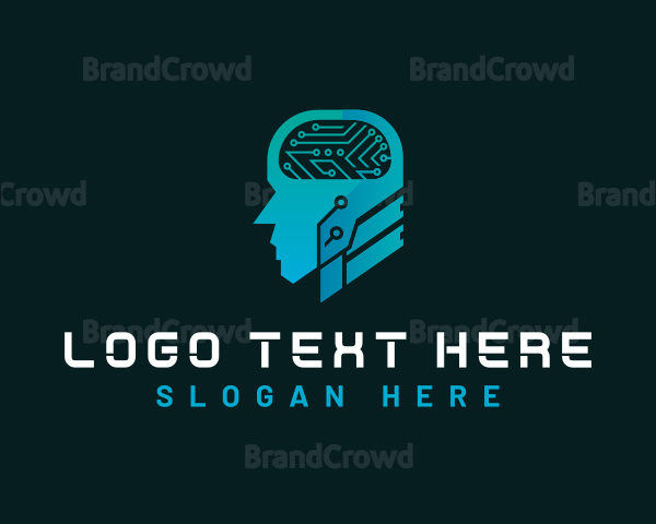 Human Technology Brain Logo