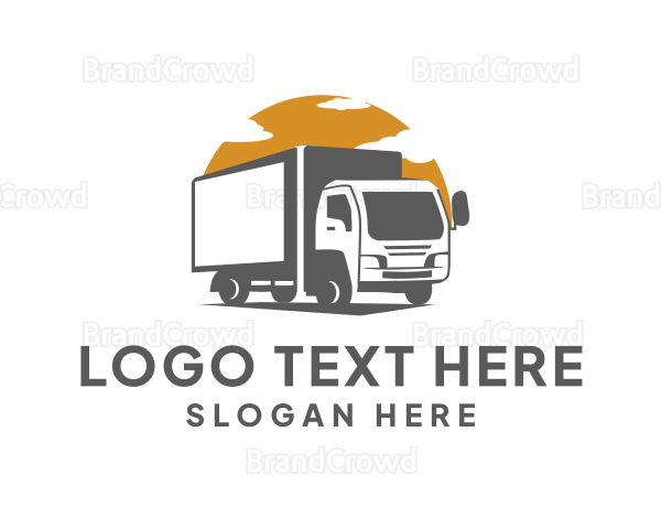 Cargo Truck Vehicle Logo