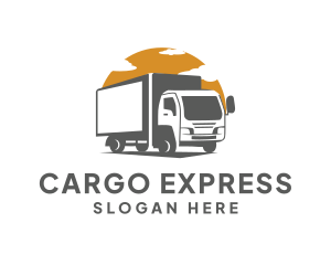 Cargo Truck Vehicle logo design