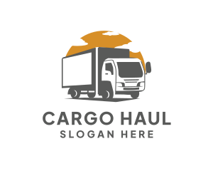 Cargo Truck Vehicle logo design