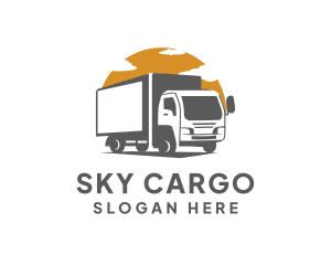 Cargo Truck Vehicle logo design