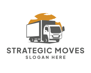 Cargo Truck Vehicle logo design