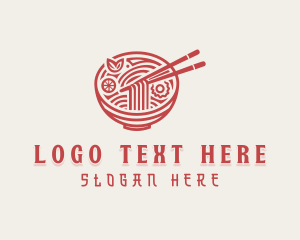 Garnish - Ramen Noodles Soup logo design