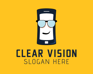 Glasses - Phone Glasses Technology logo design