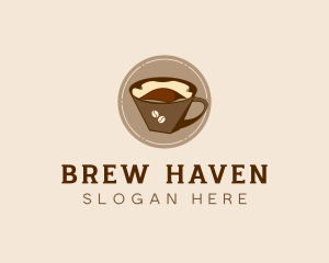 Brew - Coffee Filter Brew logo design