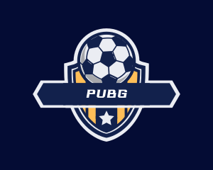 Soccer Ball Shield Logo