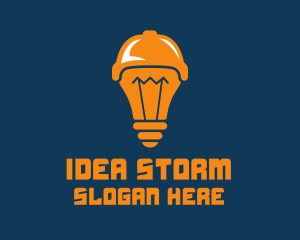 Sports Idea Light Bulb logo design