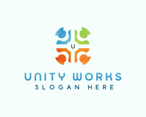 People Connection Unity logo design