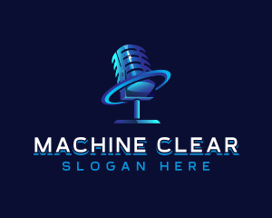 Radio Microphone Media Logo