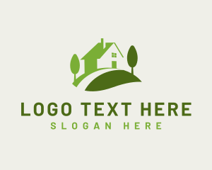 Subdivision - House Residential Property logo design
