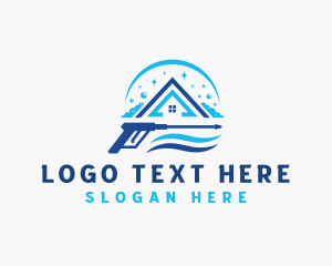 Wave - Pressure Wash Roof Cleaning logo design